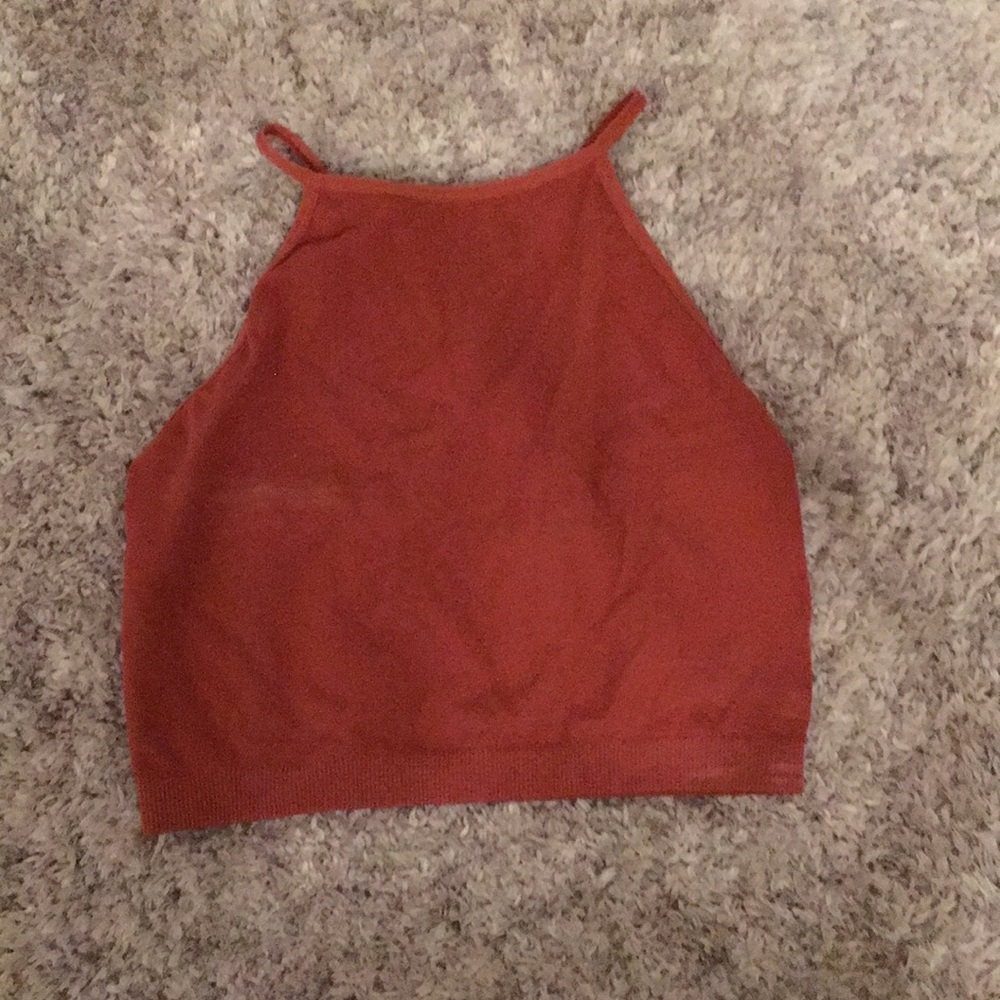 Criss-Cross Backed Crop Top